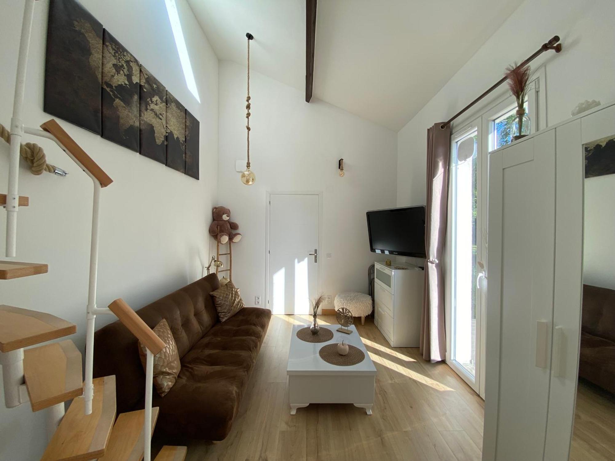 The Little Oak - Tiny House With Bed On Mezzanine & Terrace - From 1 To 4 P Disney, Paris & Cdg Pomponne 외부 사진
